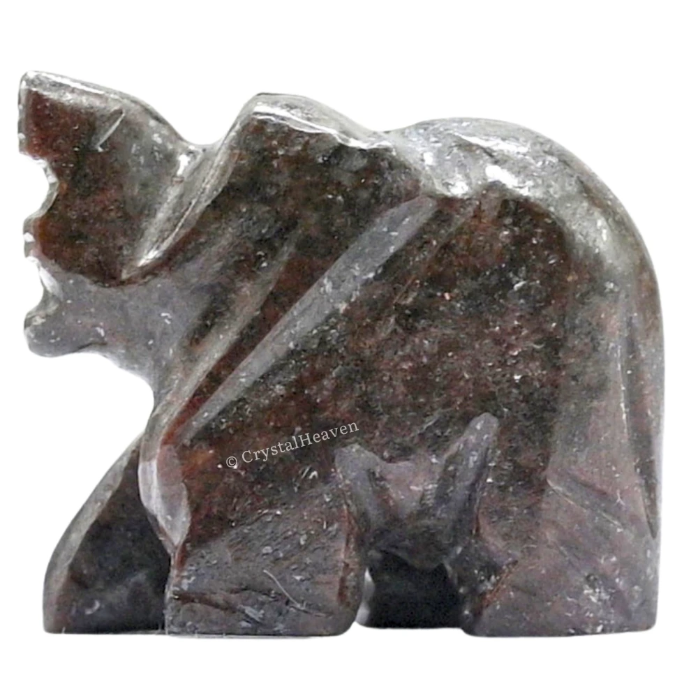 Garnet Crystal Elephant