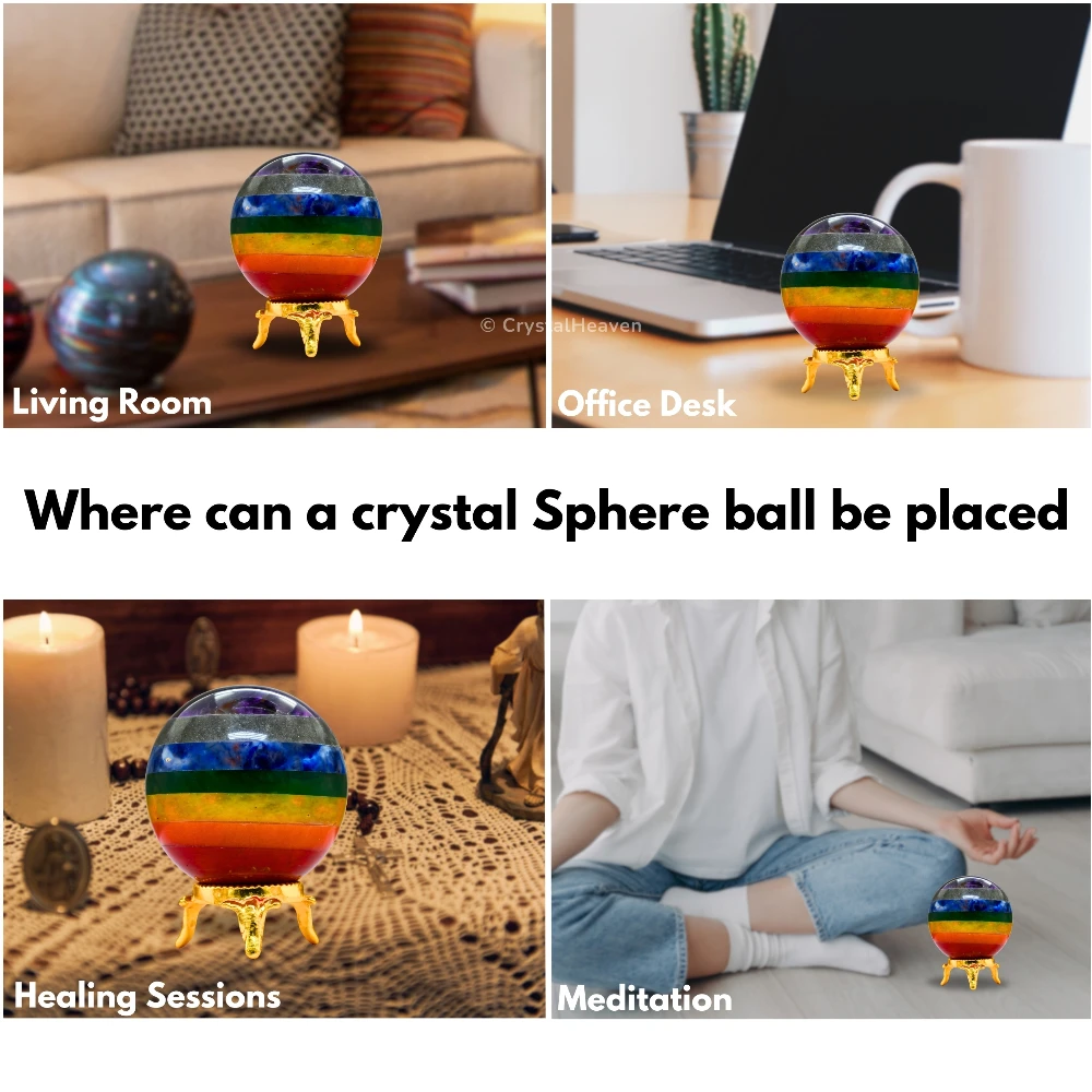 7 Chakra Sphere (1.5 Inch)
