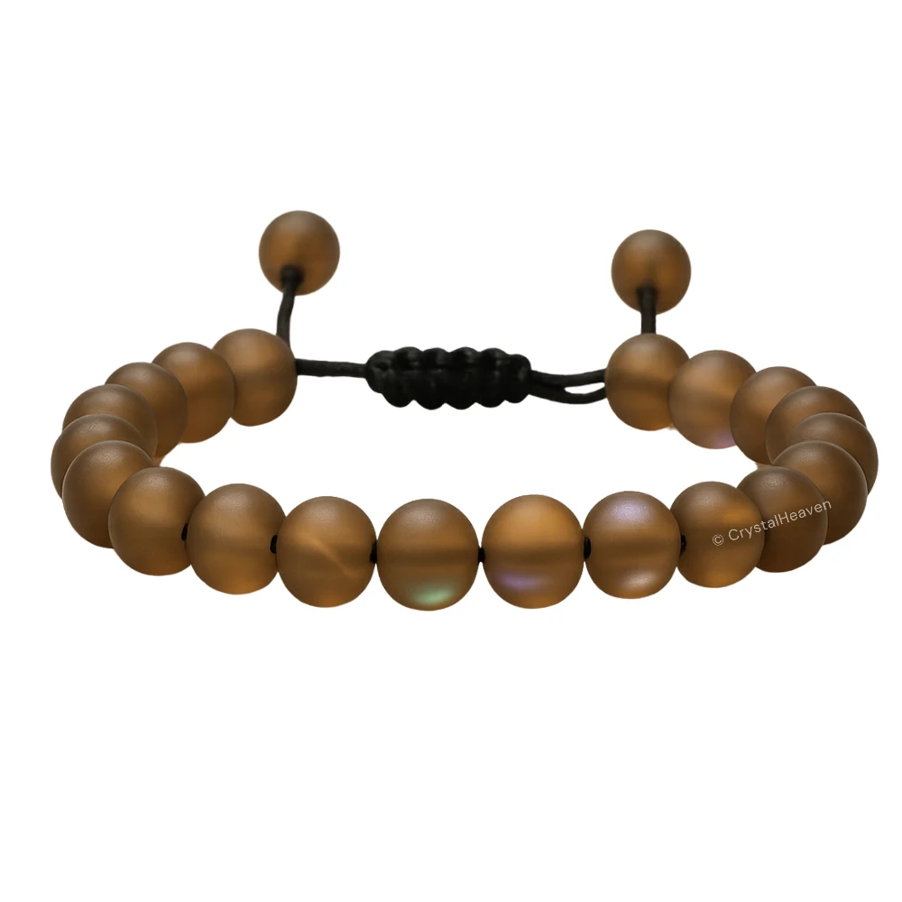 Chocolate Brown Mermaid Glass Bracelets for Men & Women | Stylish