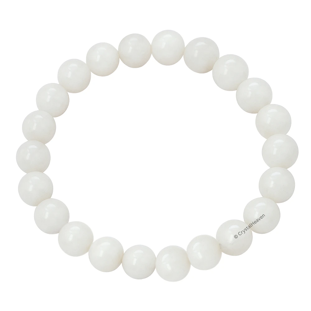 White Moonstone Bracelet (Elastic)