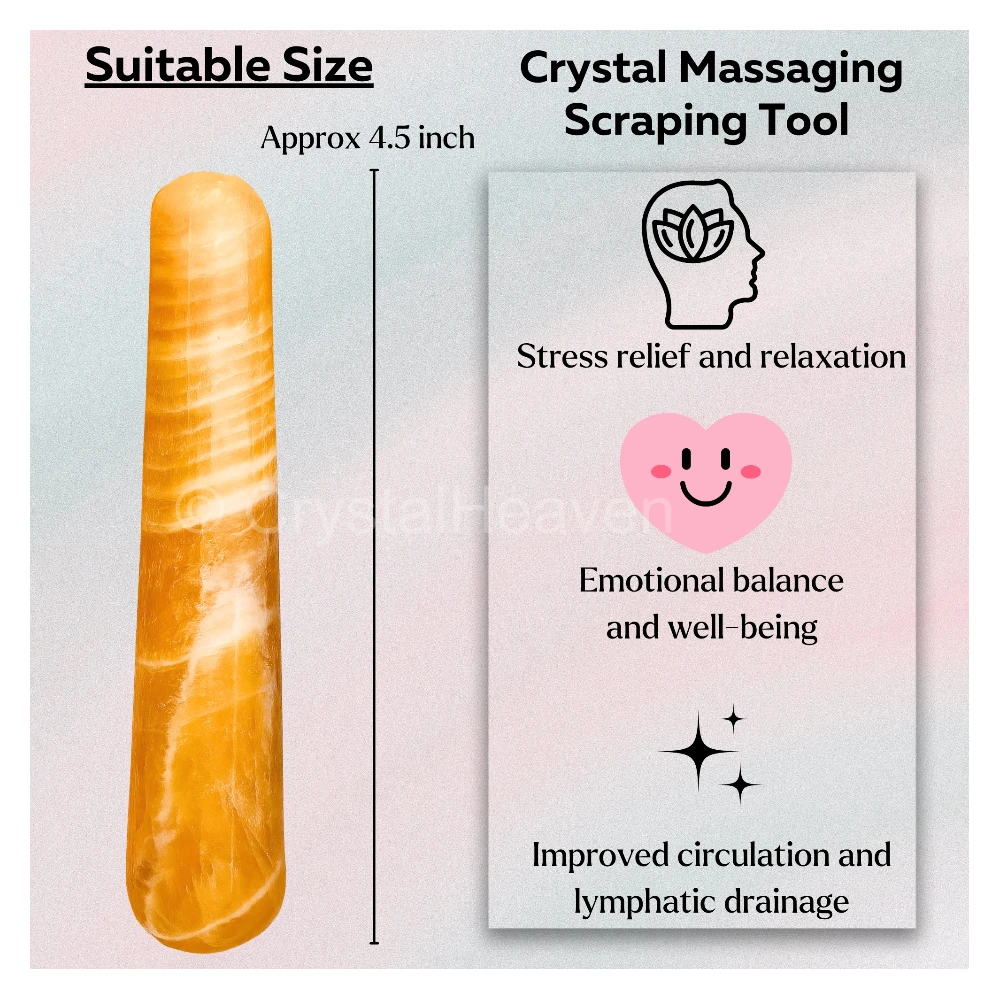 Yellow Calcite Wand