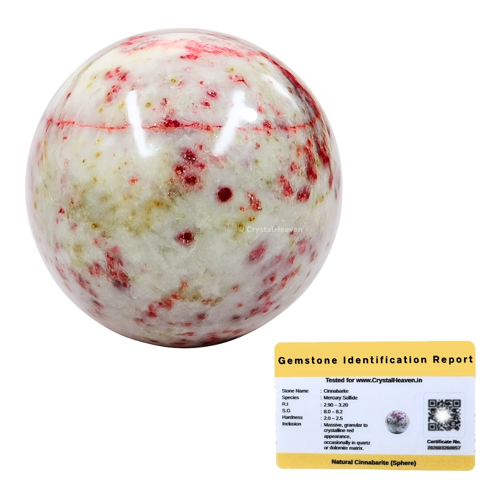 Cinnabarite Sphere (2 Inch)