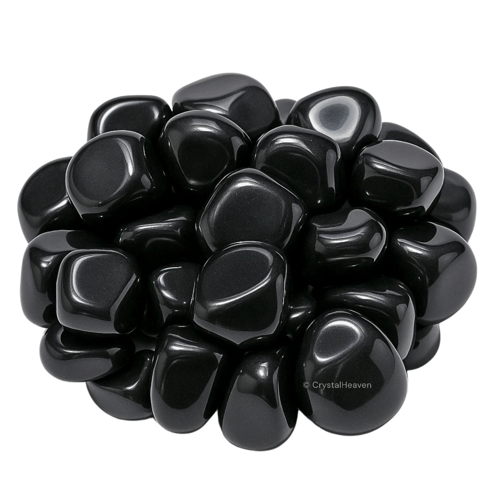 Tumbled Black Obsidian Stones (30 Gram)