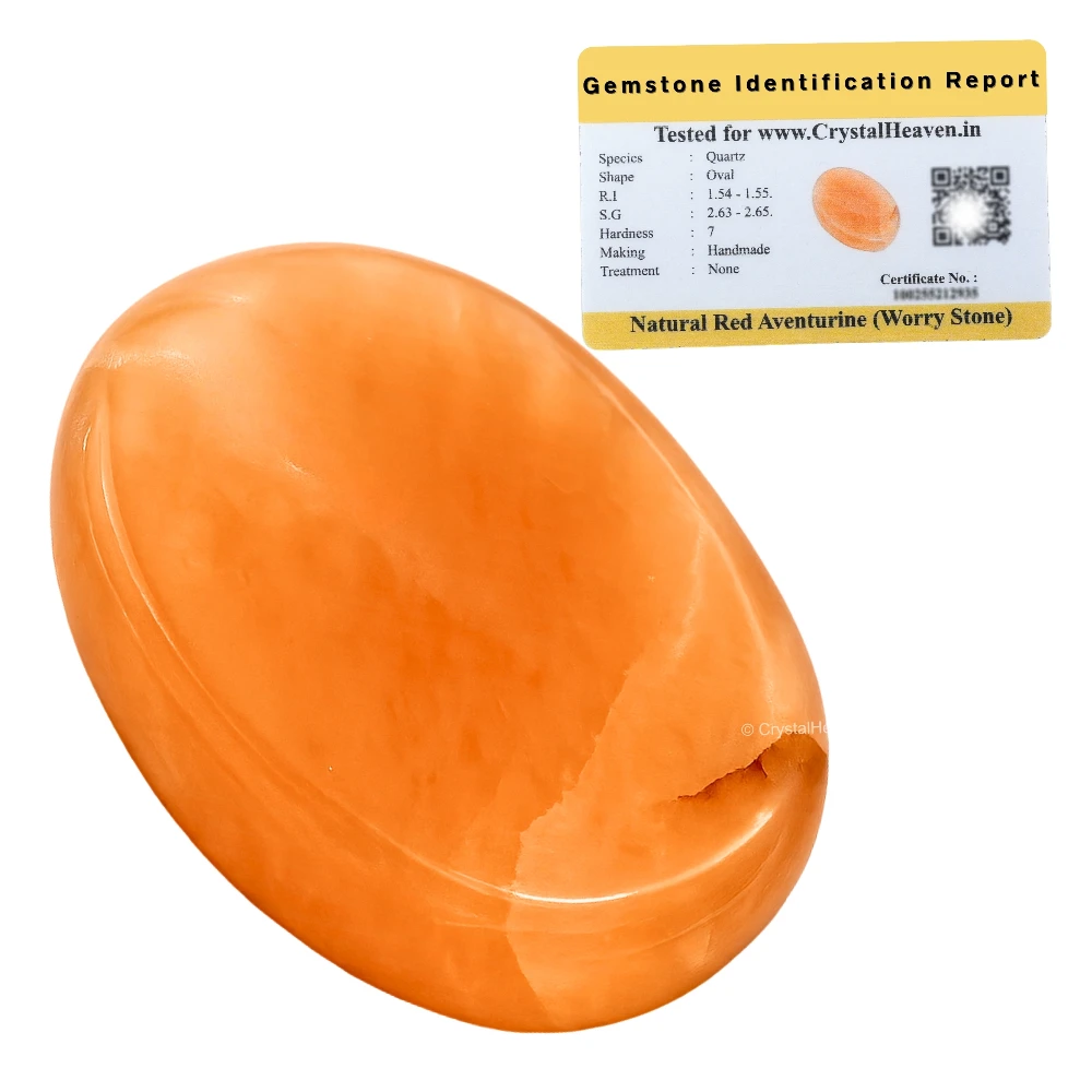 Red Aventurine Worry Stone