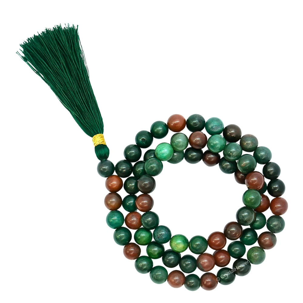 Bloodstone Japa Mala (Without Knot)