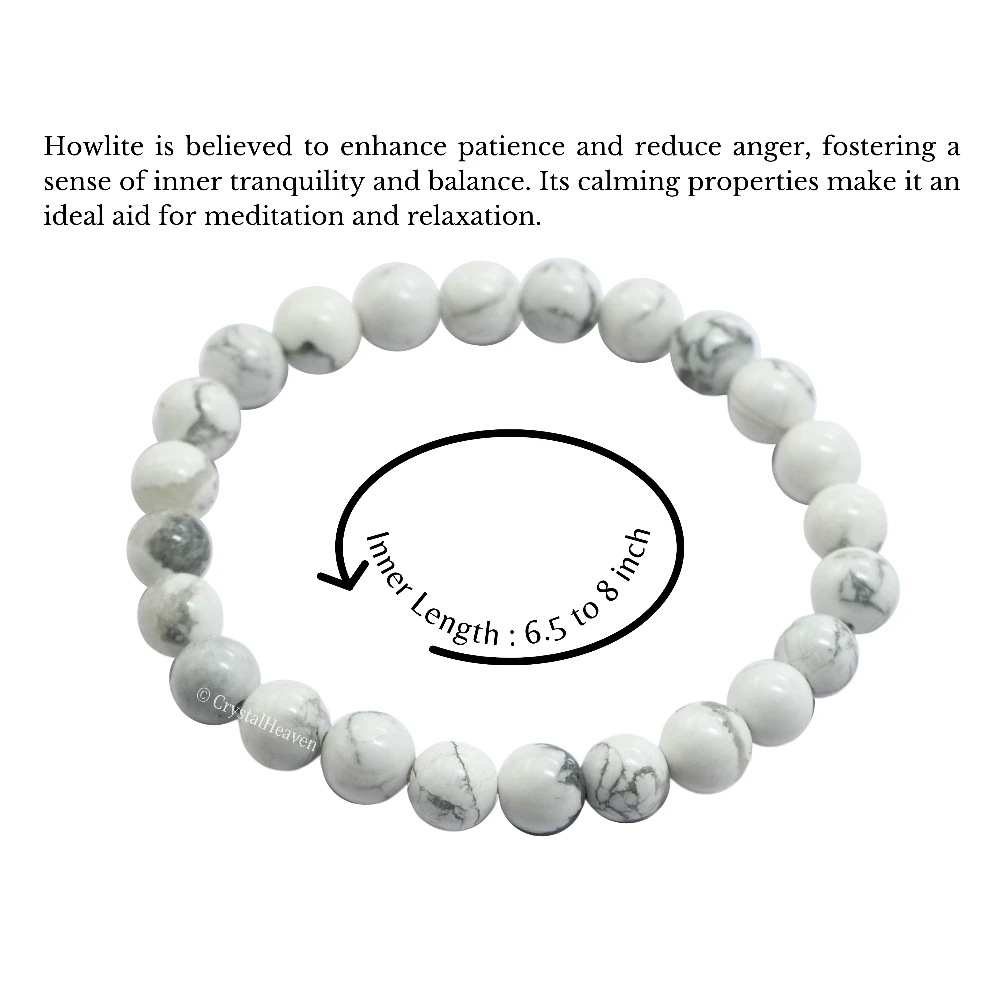 Howlite Bracelet (Elastic)