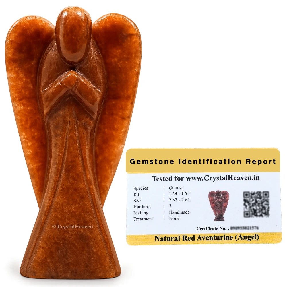 Red Aventurine Angel (3 Inch)