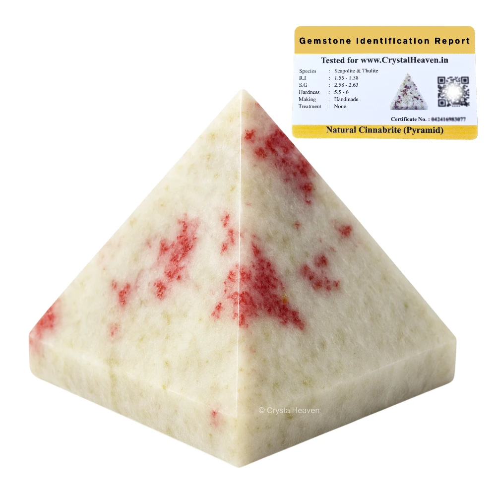 Cinnabarite Pyramid (2 Inch)