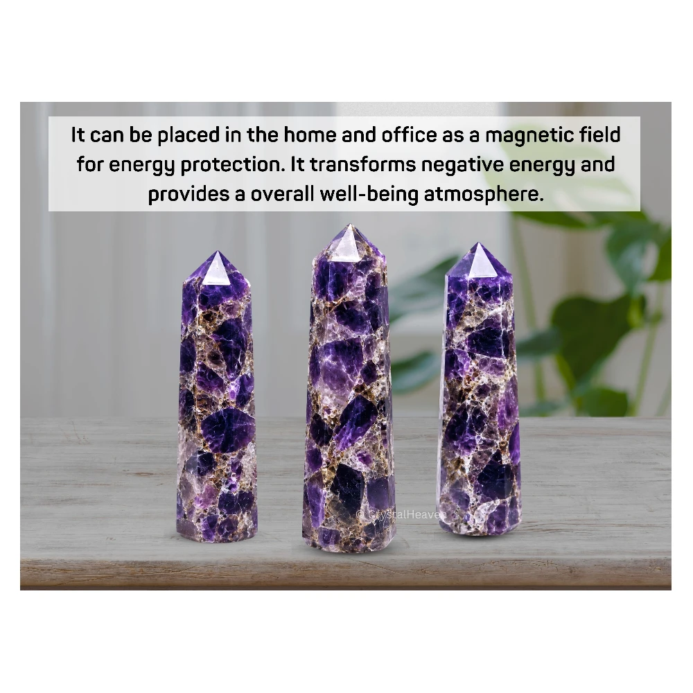 Dreamy Amethyst Crystal Tower (3" to 4" inch)