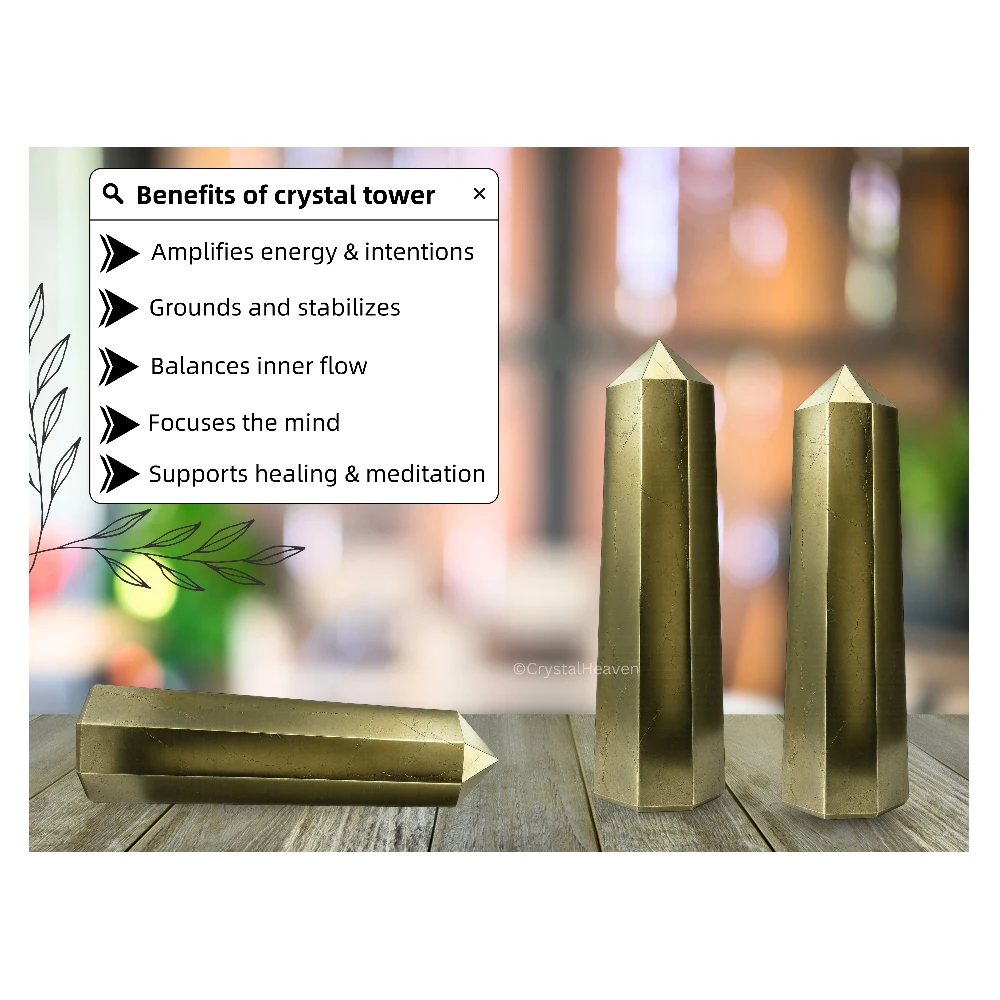 Pyrite Tower (2" to 3" inch)
