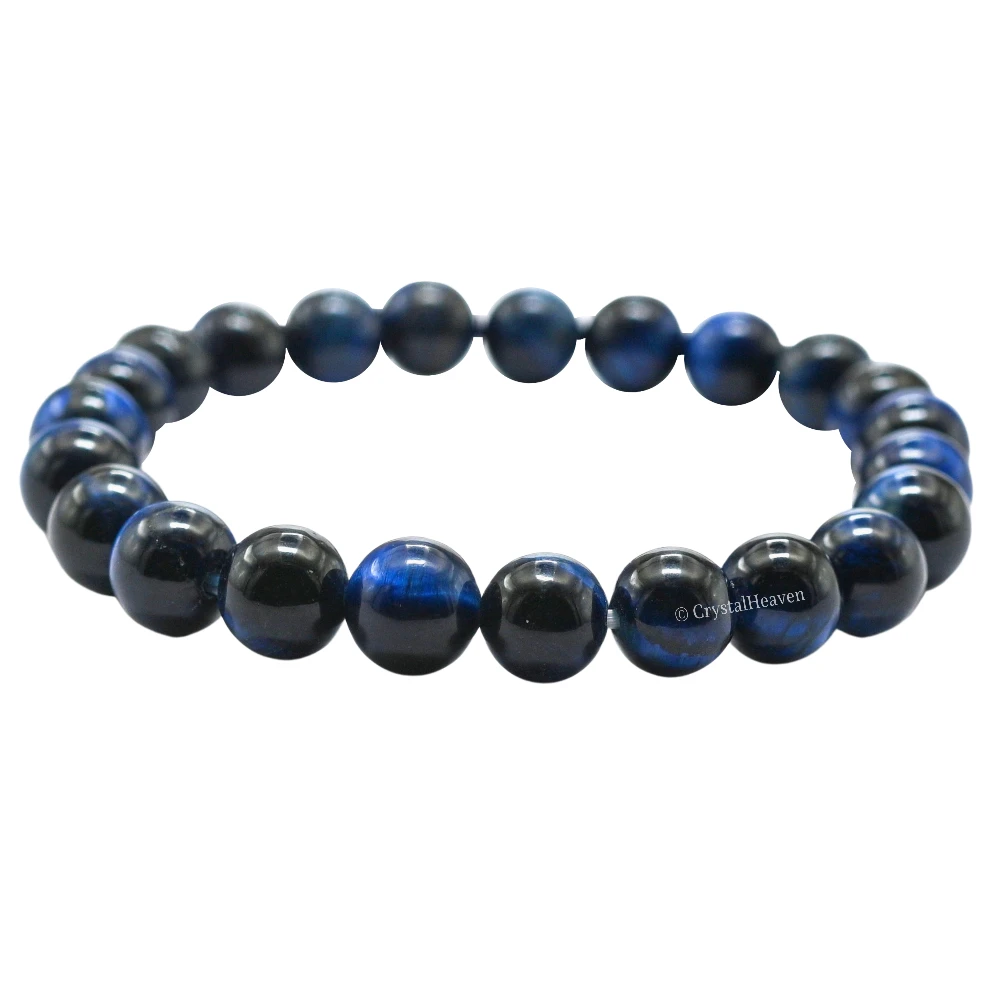 Light Blue Cat's Eye Bracelet (Elastic)