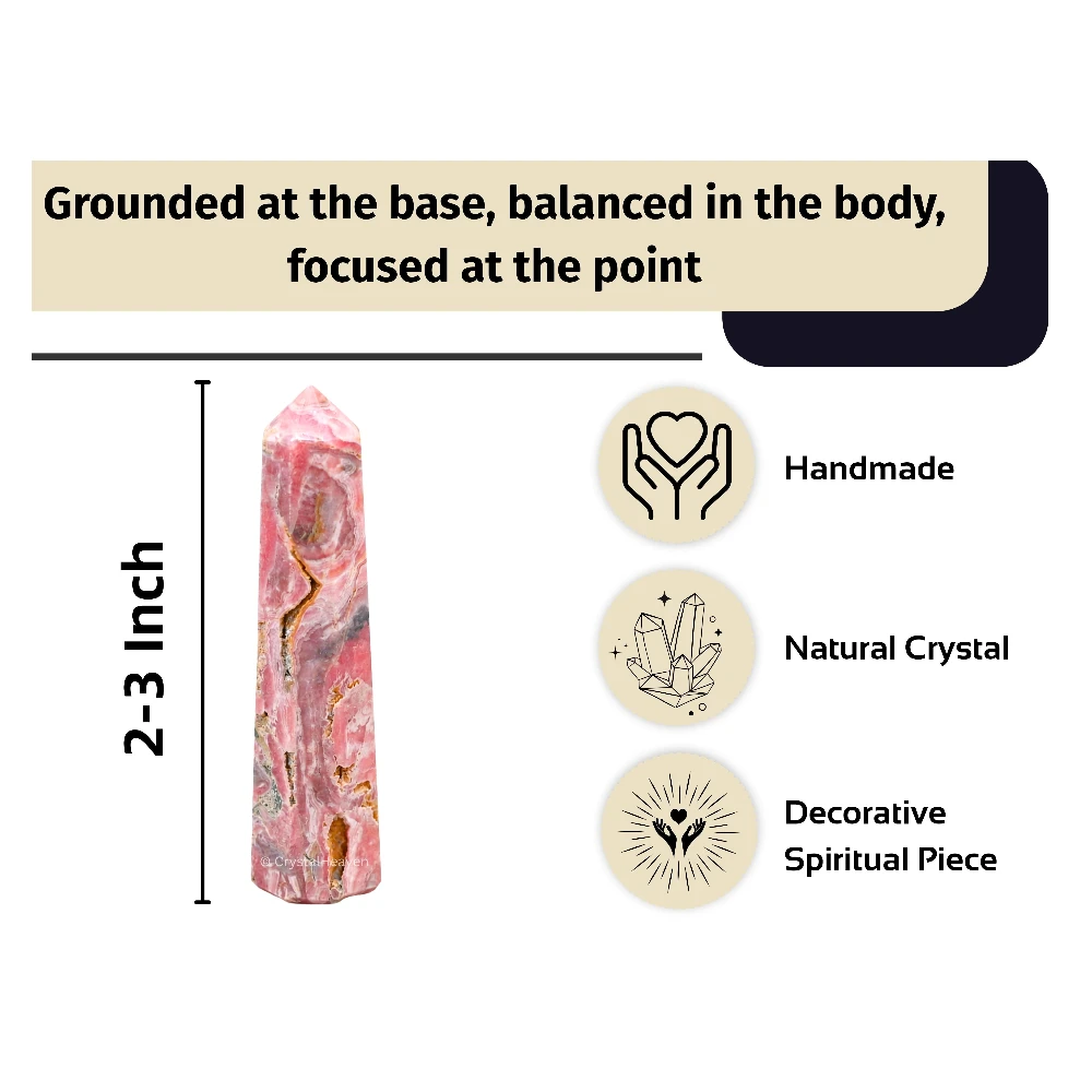 Rhodochrosite Tower (2" to 3" inch)