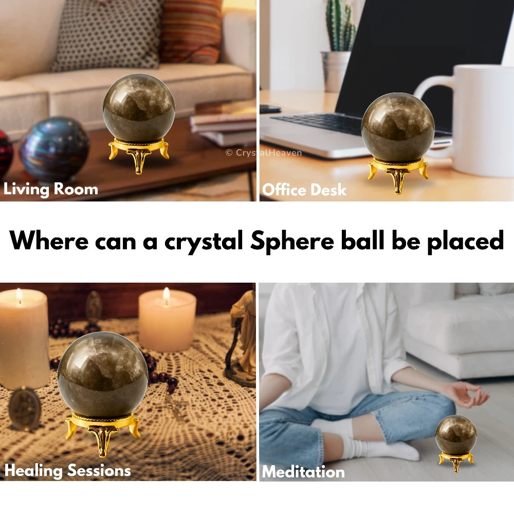 Smoky Quartz Sphere (1.5 Inch)