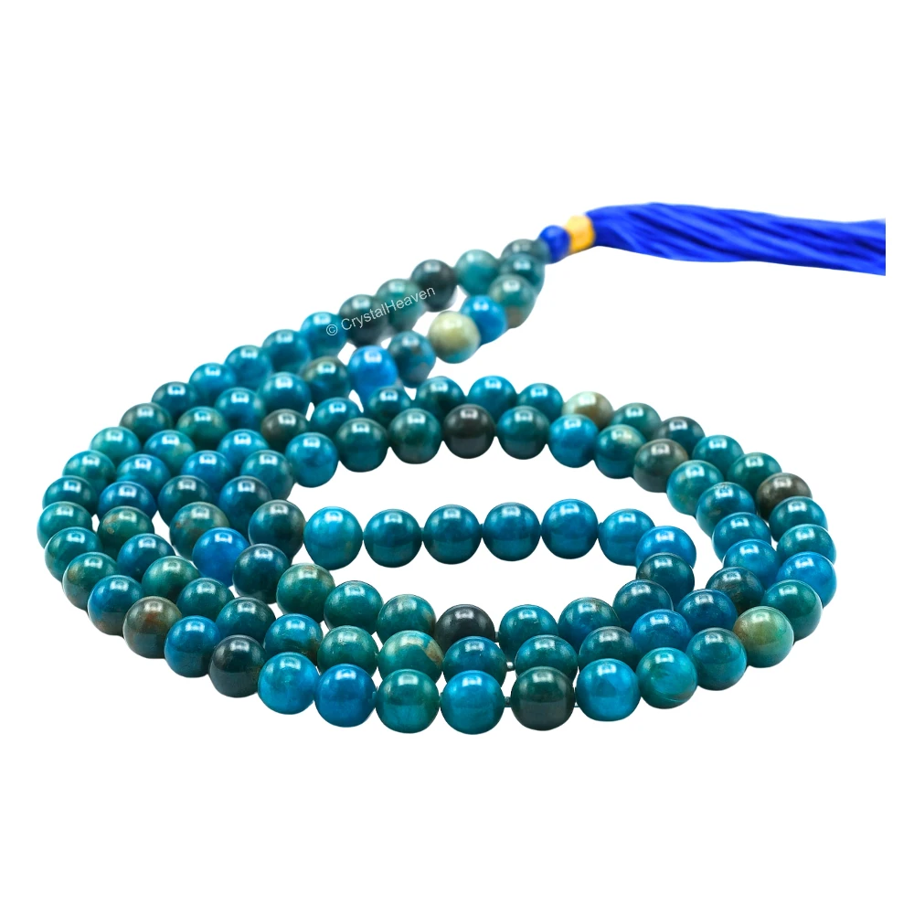 Apatite Japa Mala (Without Knot)