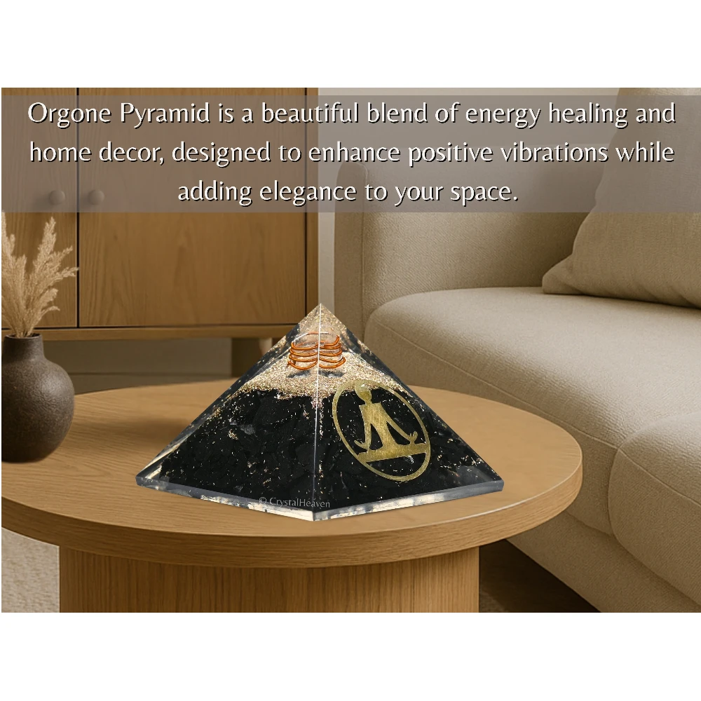 Shungite Orgone Pyramid (Buddha Yoga)