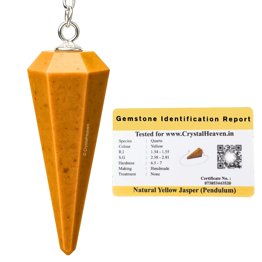 Yellow Jasper Pendulum