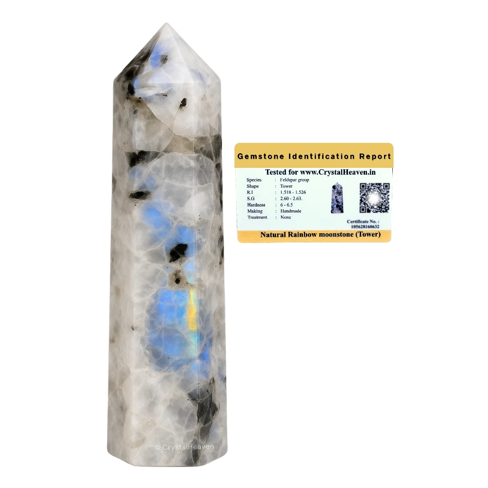 Rainbow Moonstone Crystal Tower (3" to 4" inch)