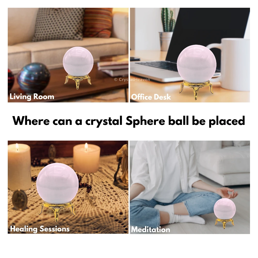 Pink Calcite Sphere (1.5 Inch)