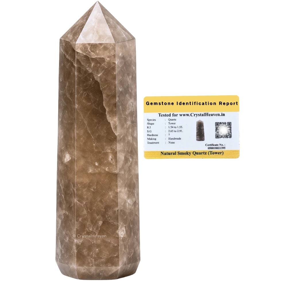 Smoky Quartz Crystal Tower (3" to 4" inch)