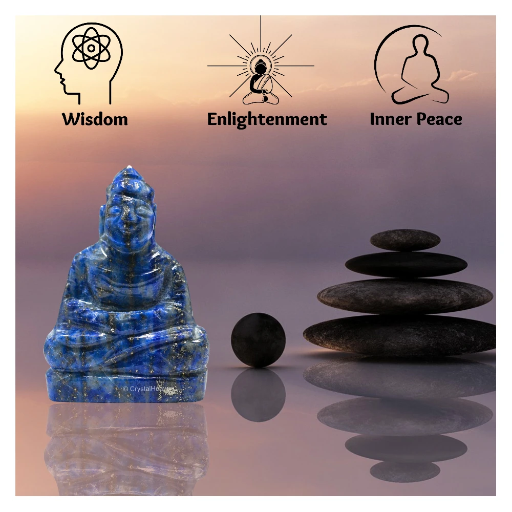 Lapis Lazuli Buddha Statue