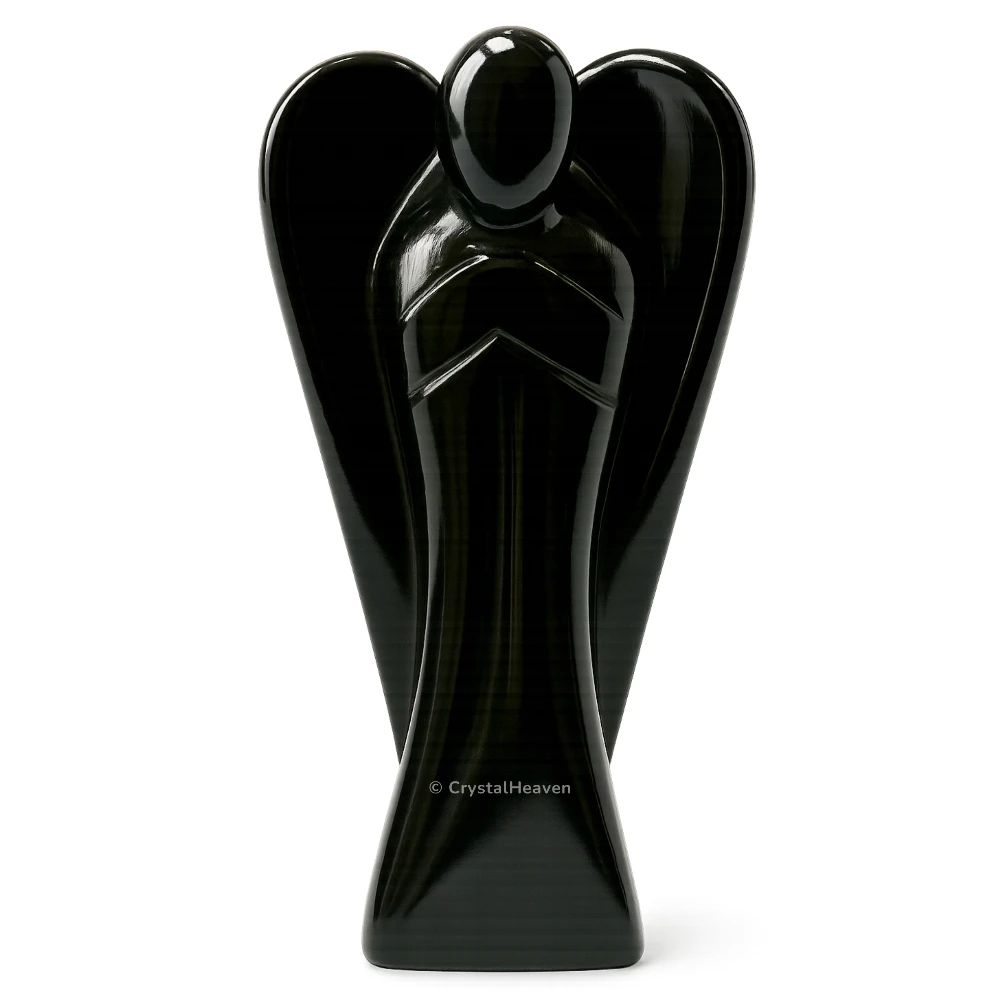 Black Agate Angel (4 Inch)