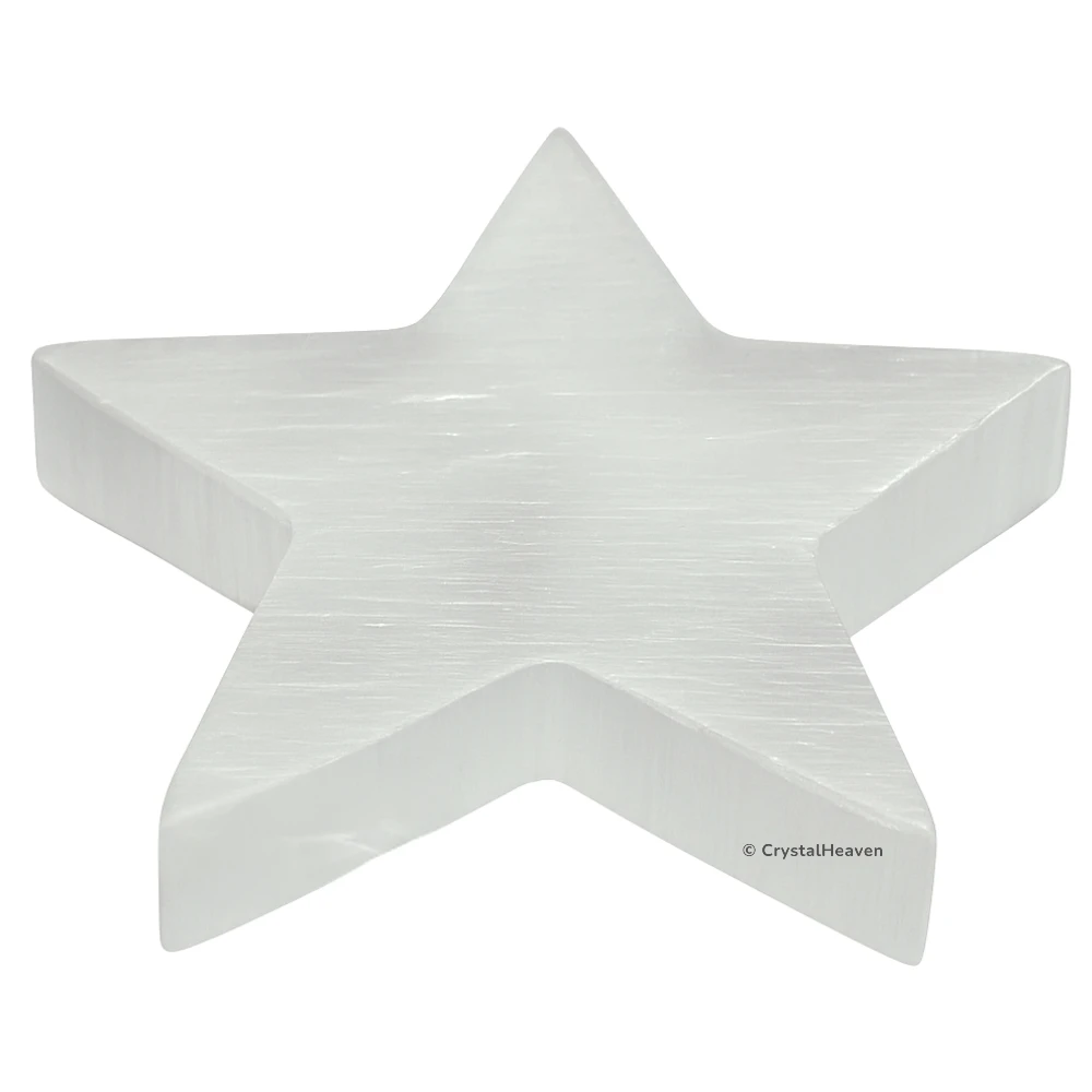 Selenite Charging Plate - Star (4 Inch)