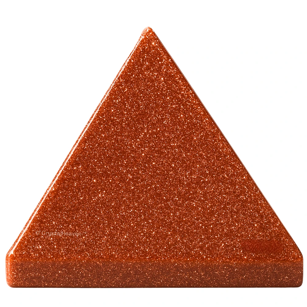 Red Goldstone Pyramid (1.5 Inch)