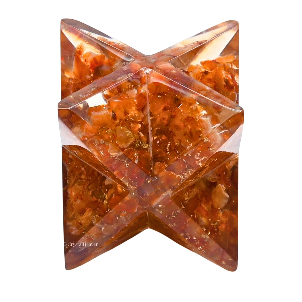 Carnelian Orgone Merkaba