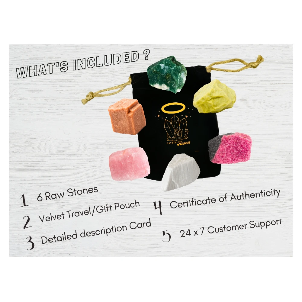 Love Raw Crystals Set