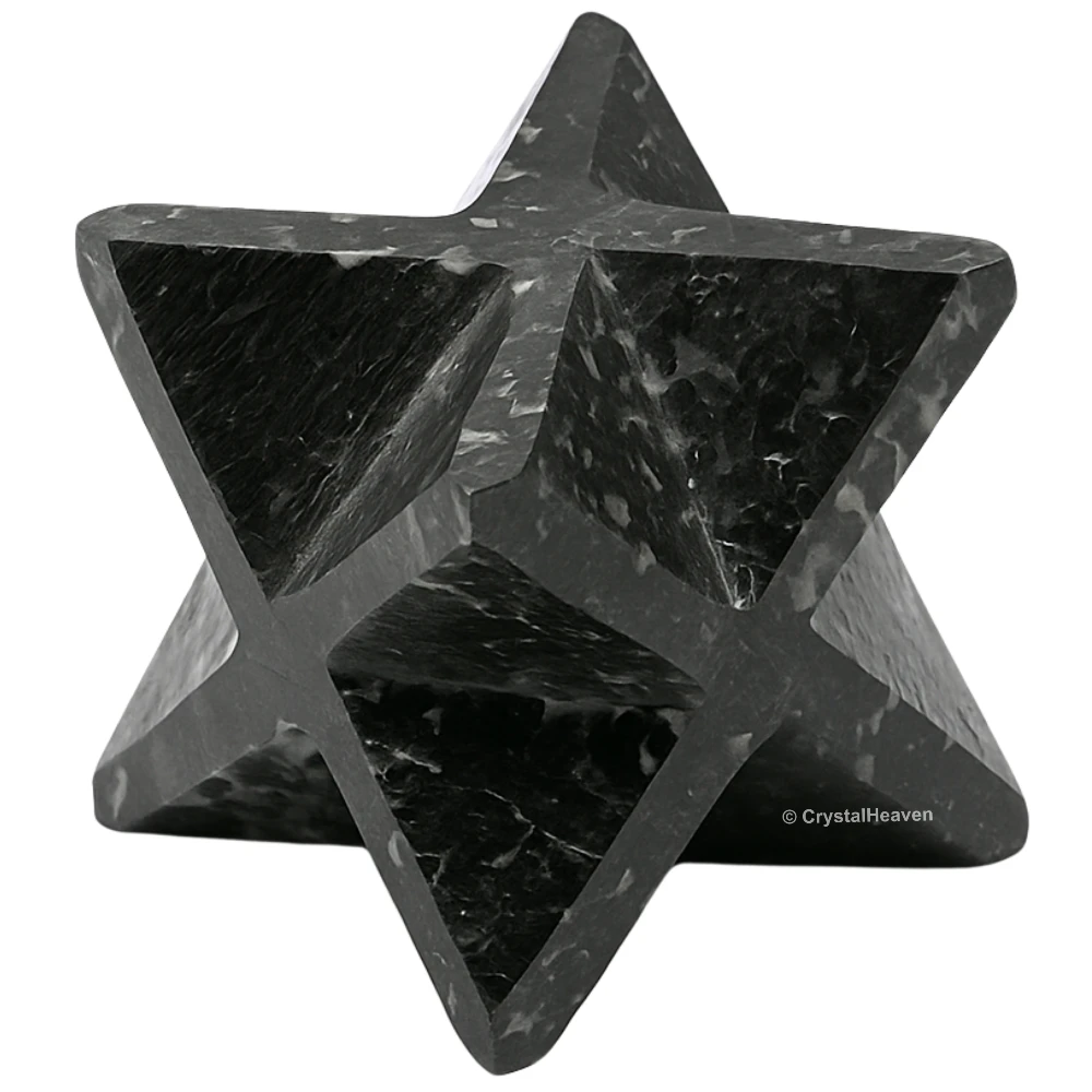 Nuummite Crystal Merkaba