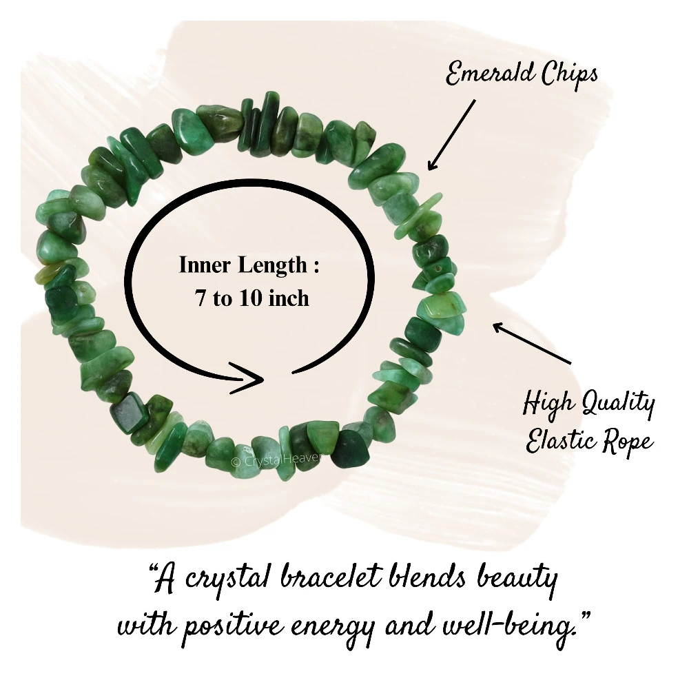 Emerald Chips Bracelet