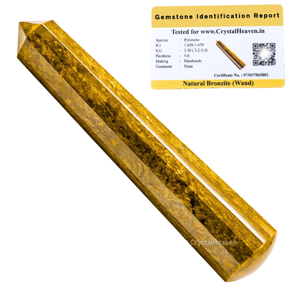Bronzite Wand (Faceted)