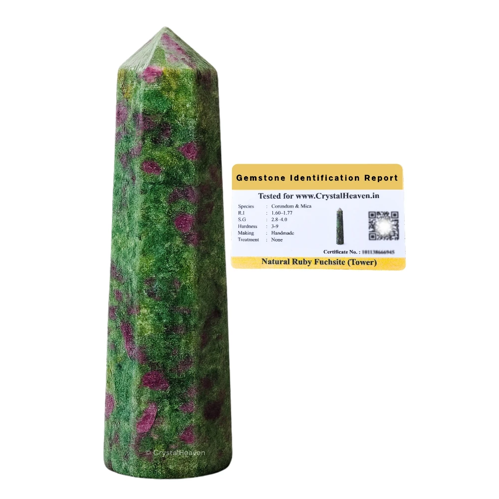 Ruby Fuchsite Tower
