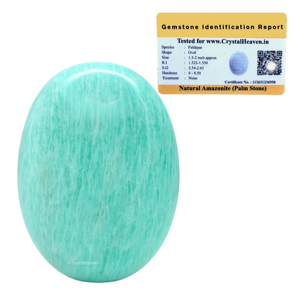 Amazonite Palm Stone