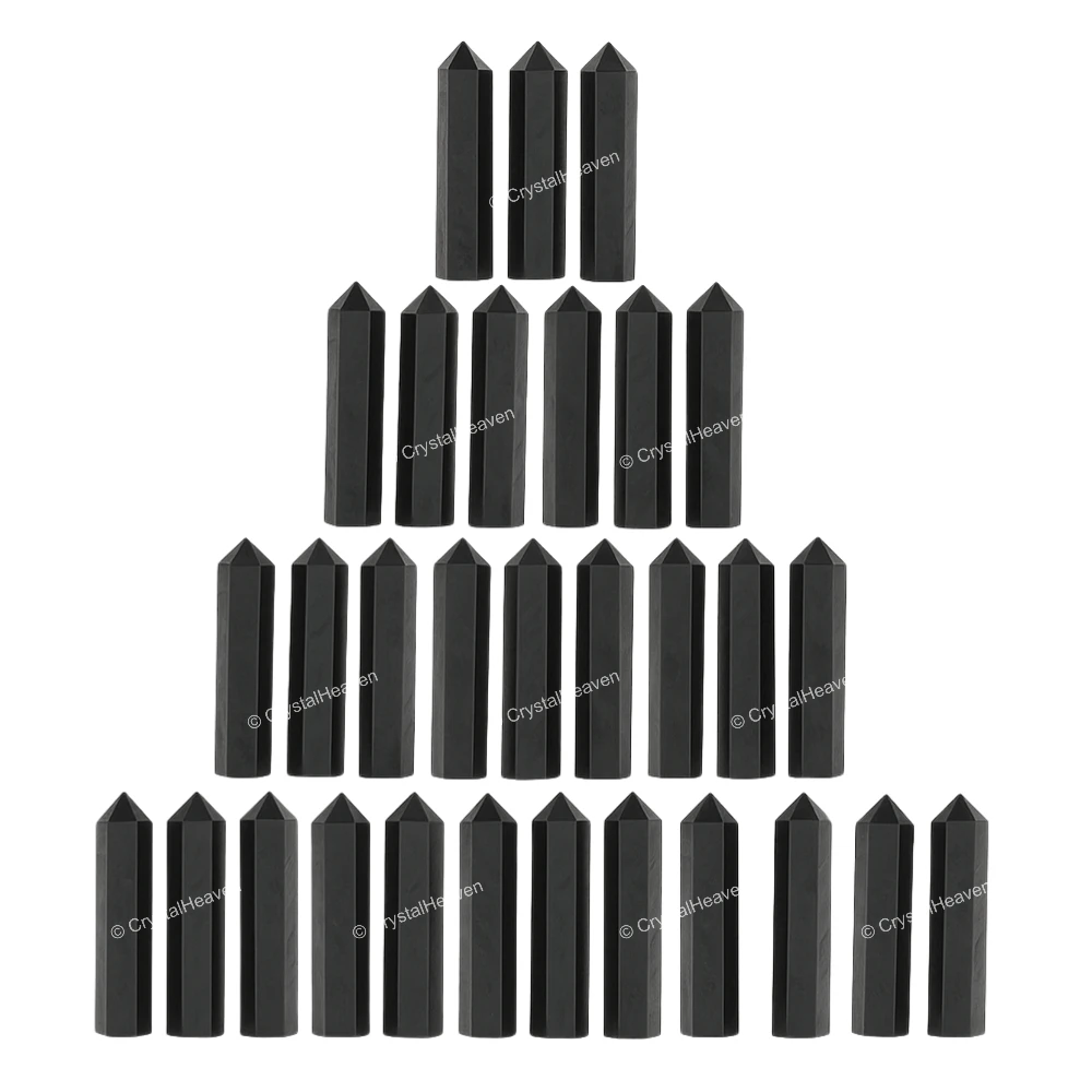 Shungite Pencil Points (Set of 10)