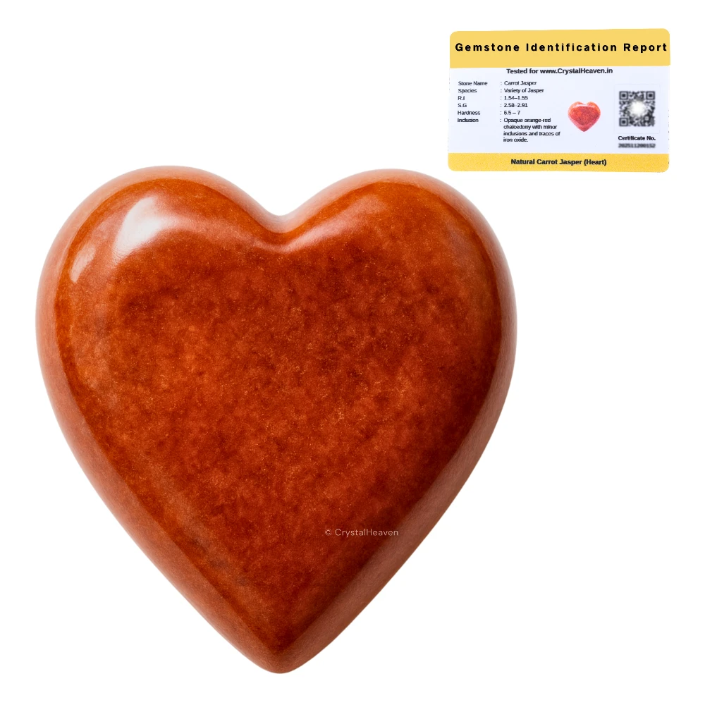 Carrot Jasper Heart