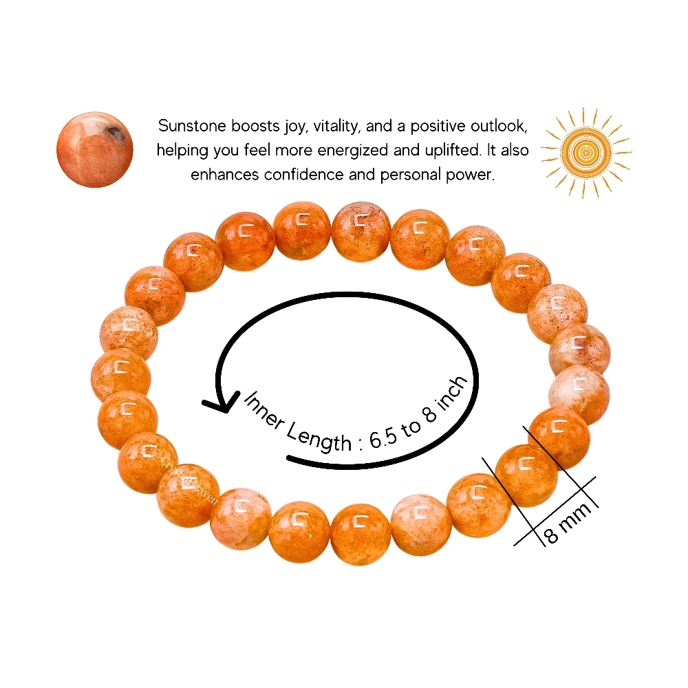 Sunstone Bracelet (Elastic)