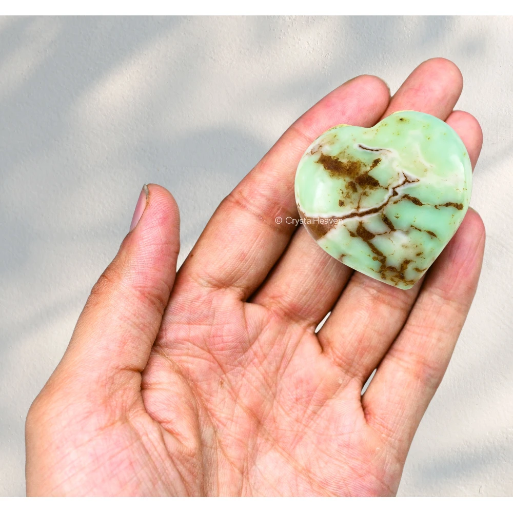 Chrysoprase Heart
