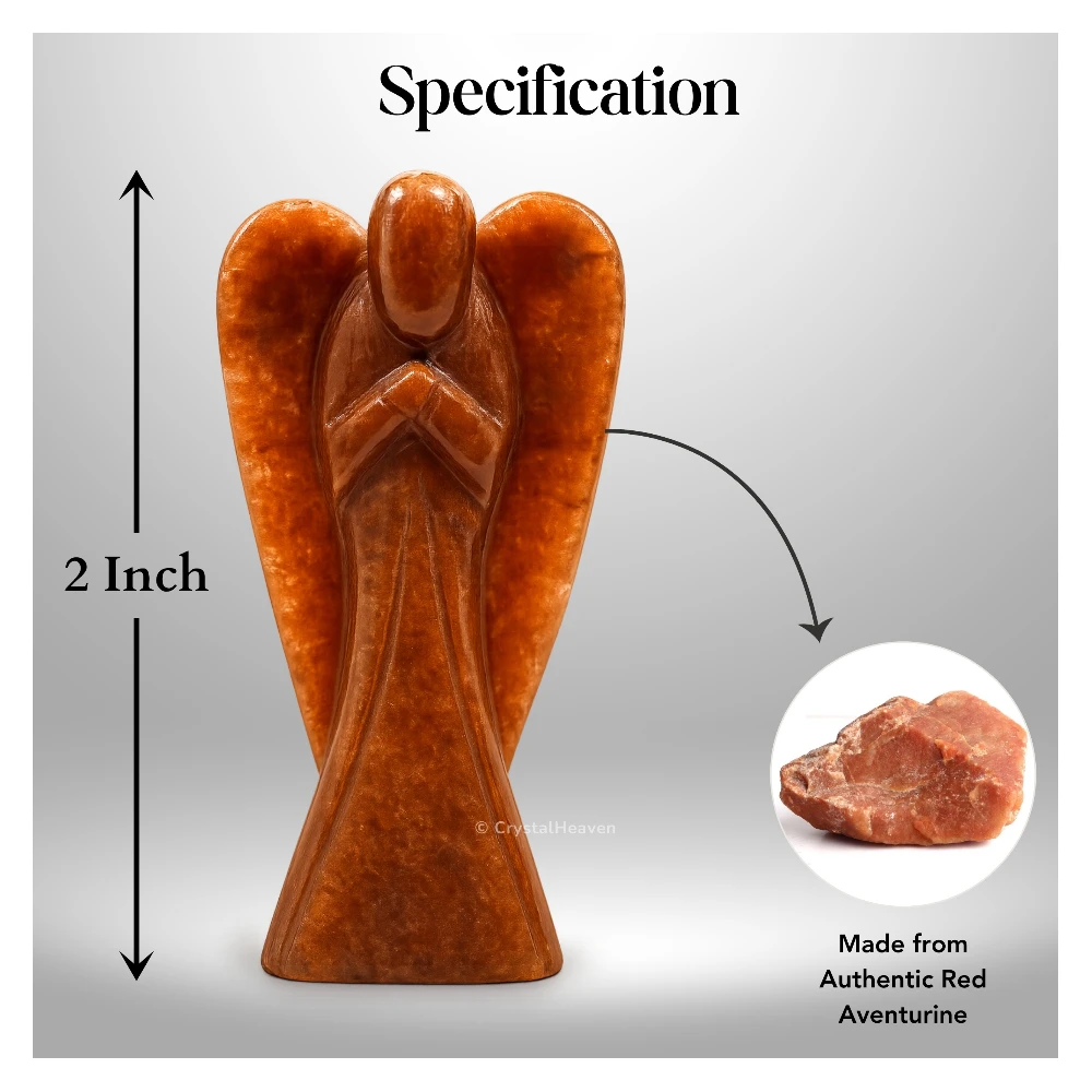 Red Aventurine Angel (2 Inch)