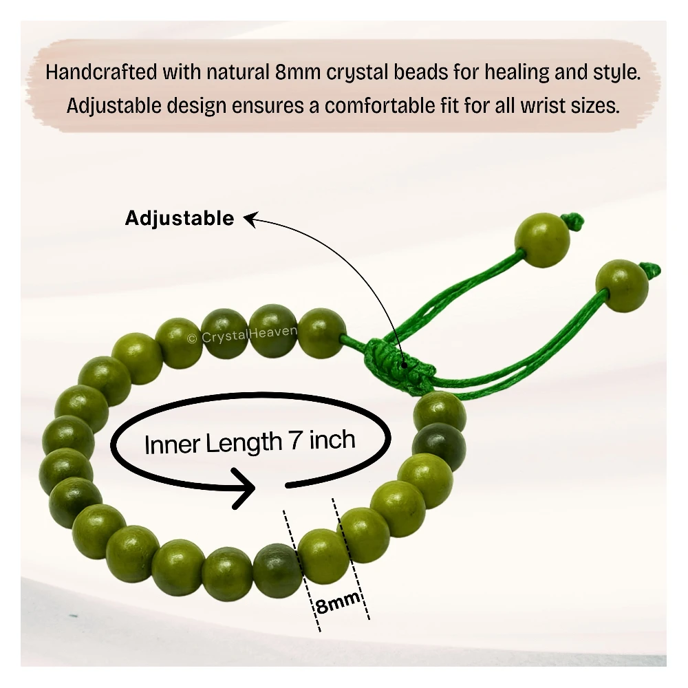 Green Jade Bracelet (Adjustable)