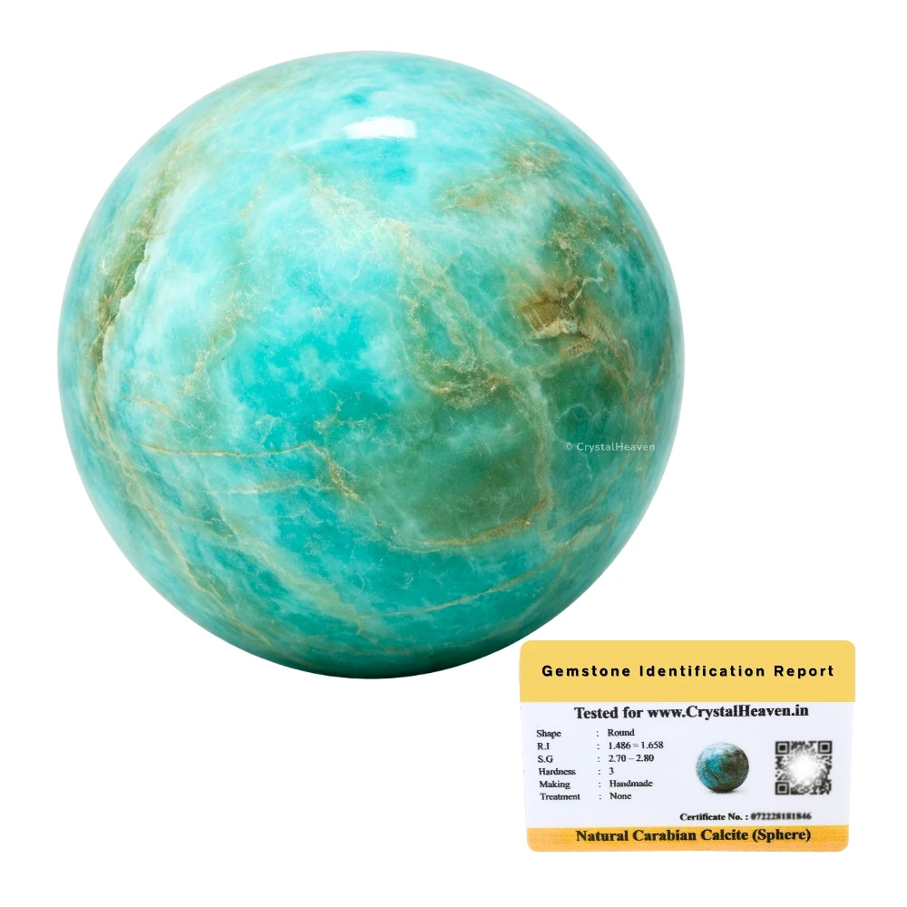 Caribbean Calcite Sphere (2 Inch)