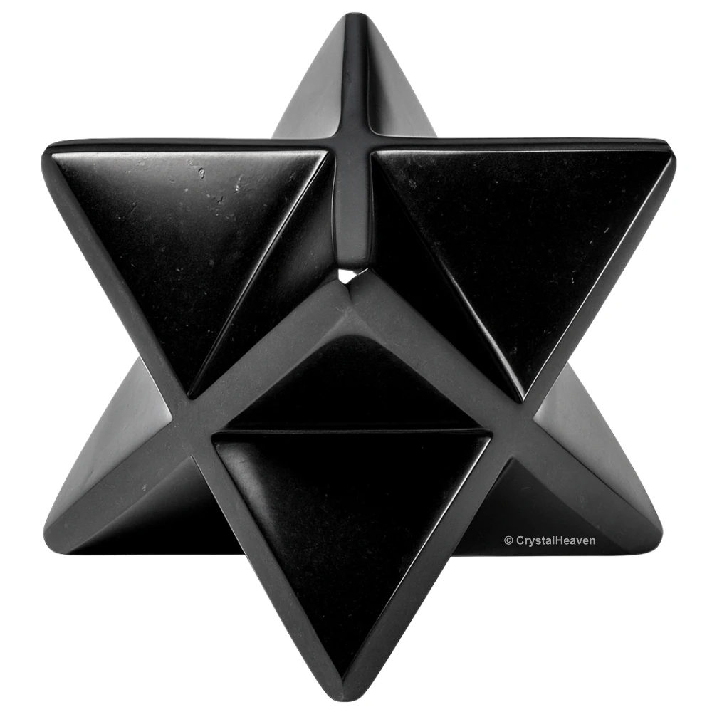 Black Tourmaline Crystal Merkaba (45-55mm)