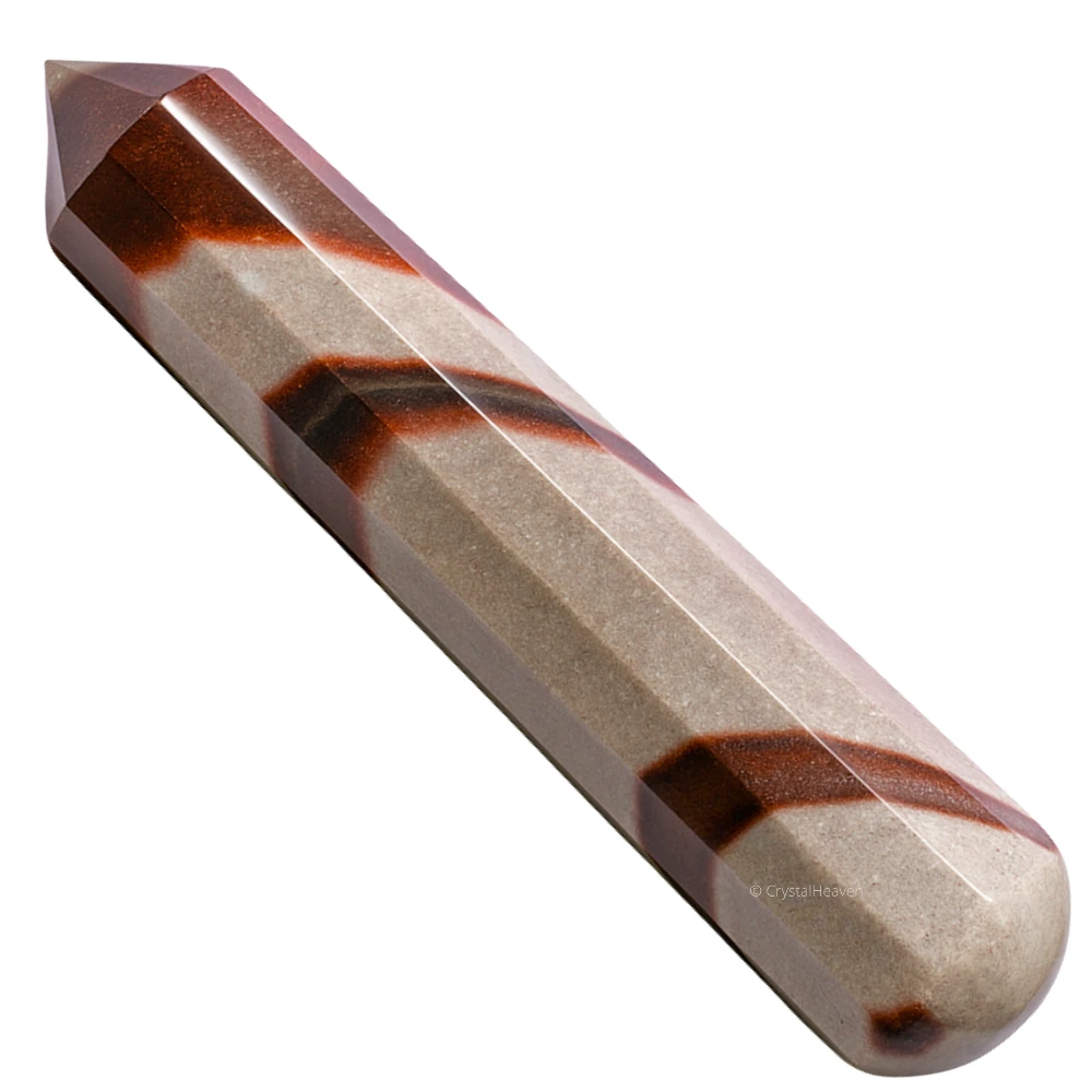 Narmada Shiva Lingam Wand (Faceted)