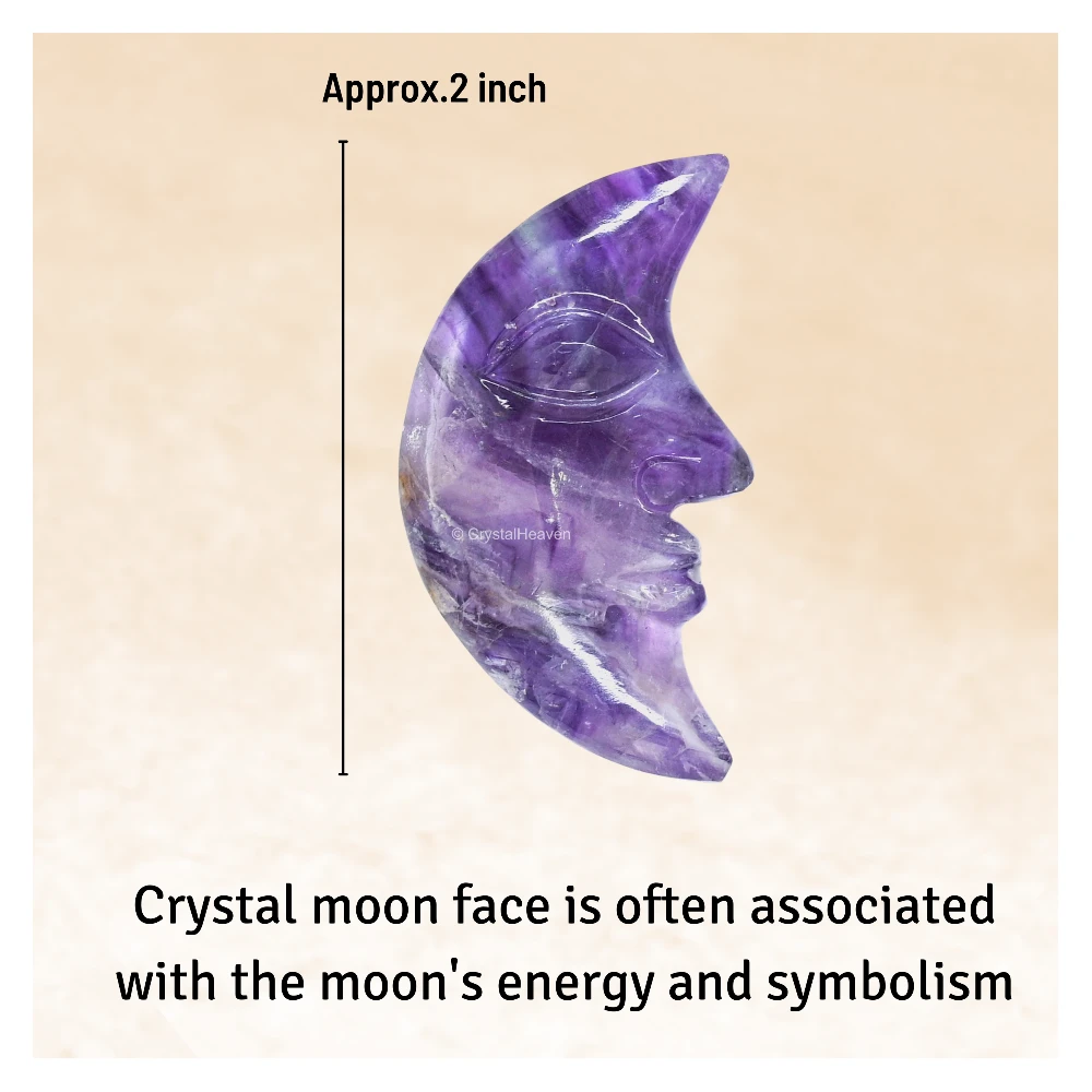Amethyst Crescent Moon