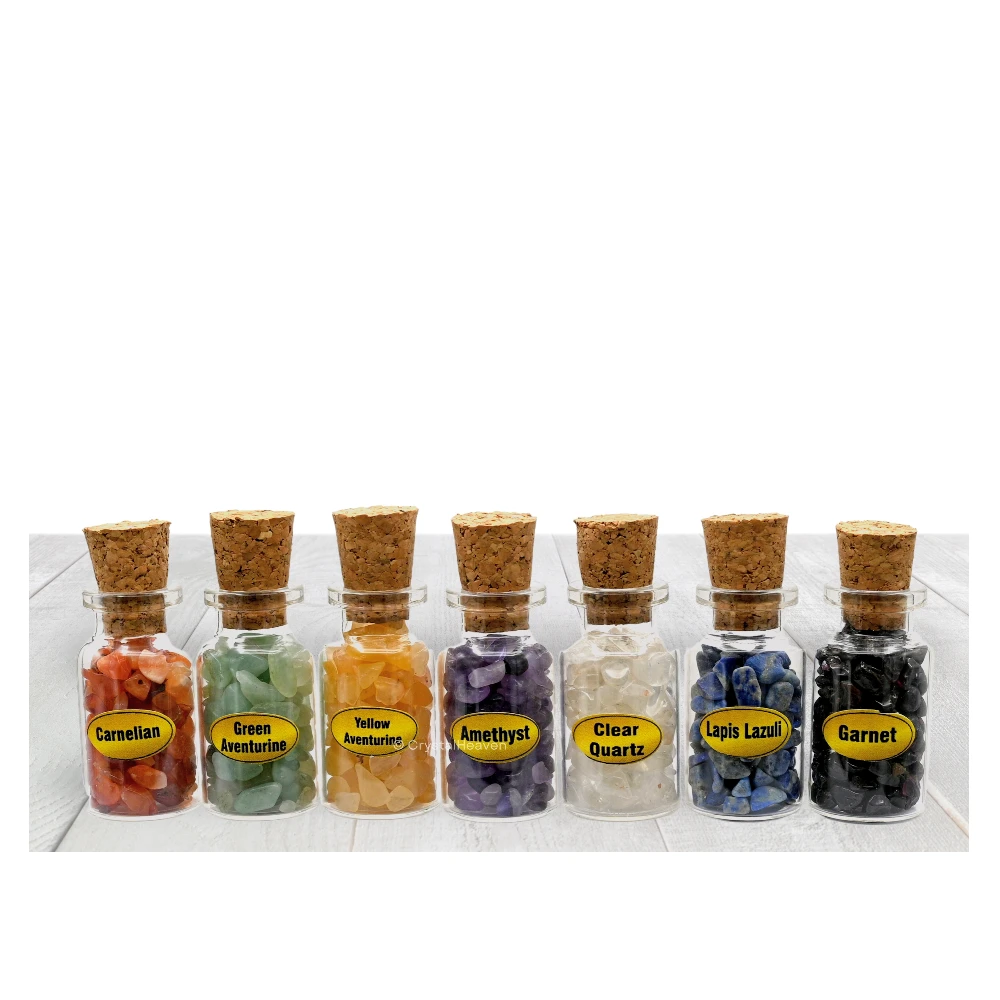 Spell Jars Kit for Witchcraft Supplies - Set of 7 (Regular)