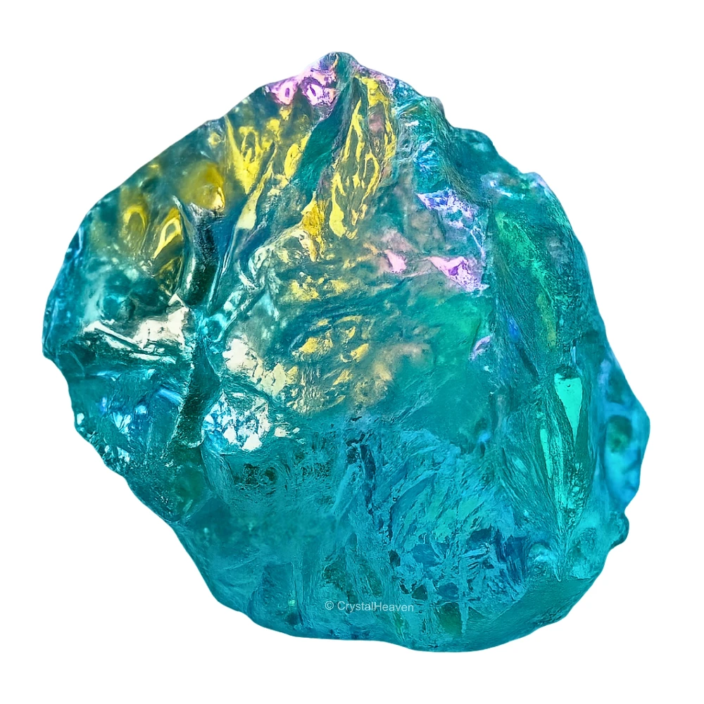 Raw Aqua Aura Quartz Crystals