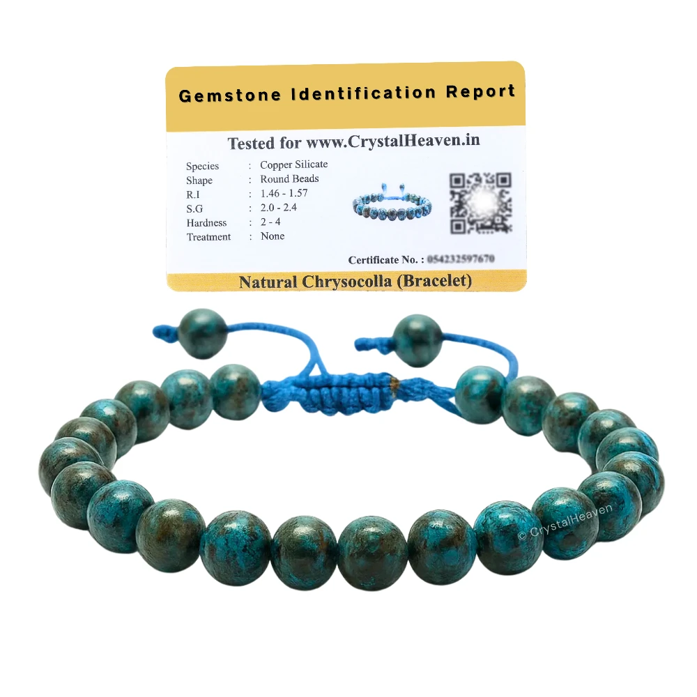 Chrysocolla Bracelet (Adjustable)