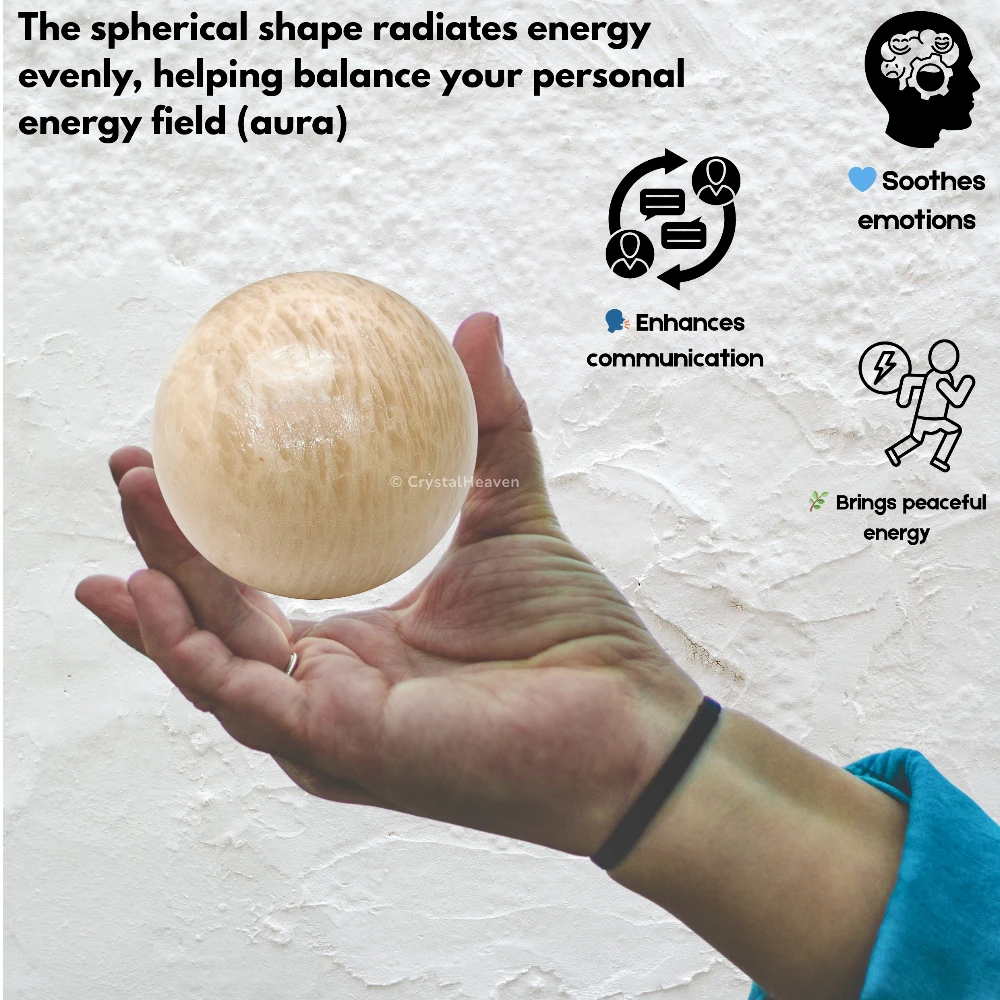 Cream Moonstone Sphere (2 Inch)