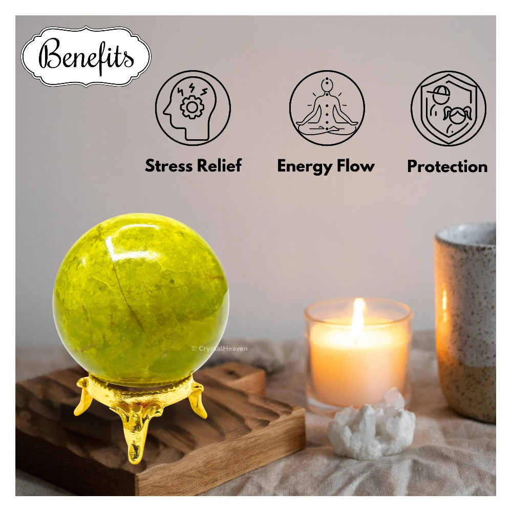 Green Opal Sphere (2 Inch)