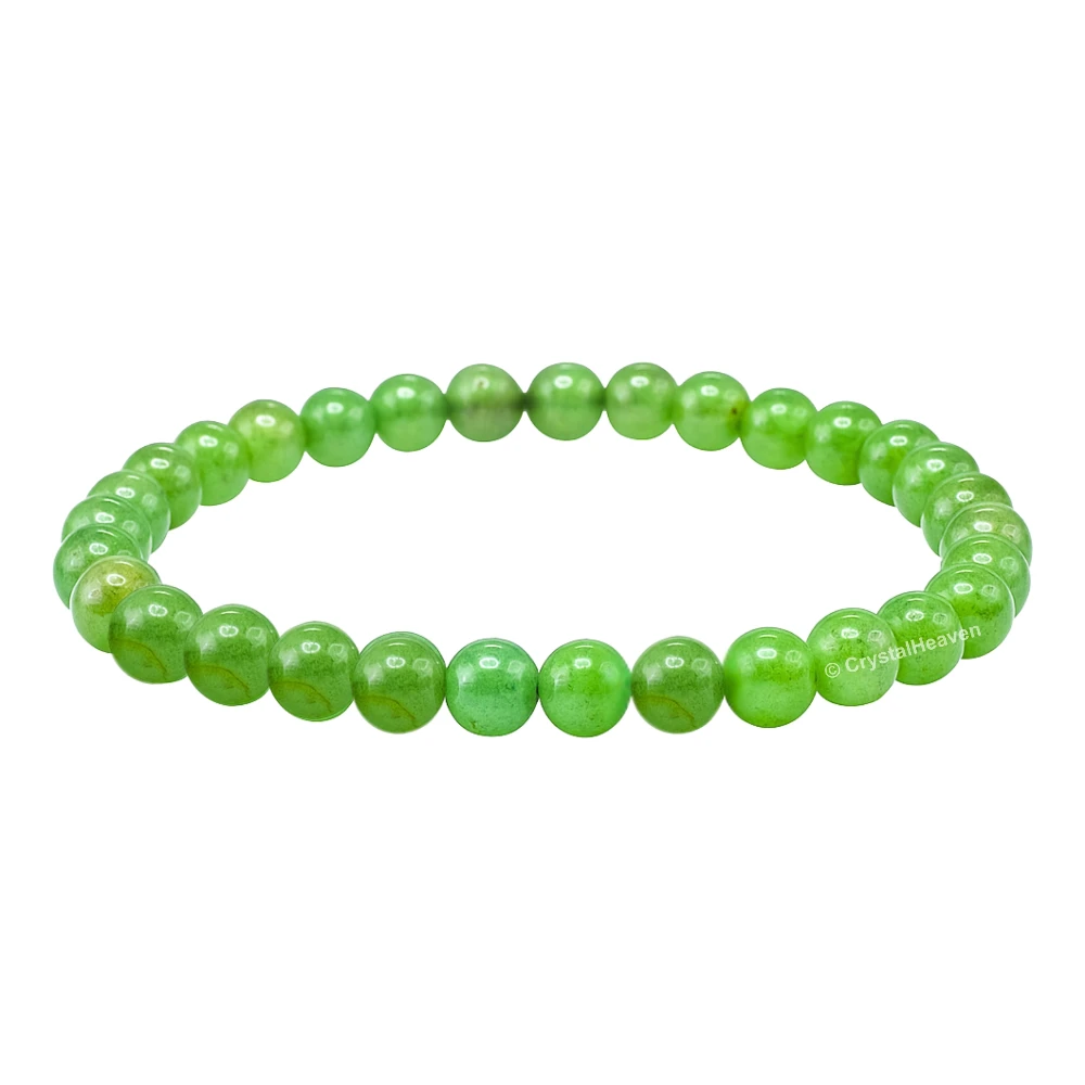 Green Aventurine Healing Crystal Bracelets - 6mm Beads